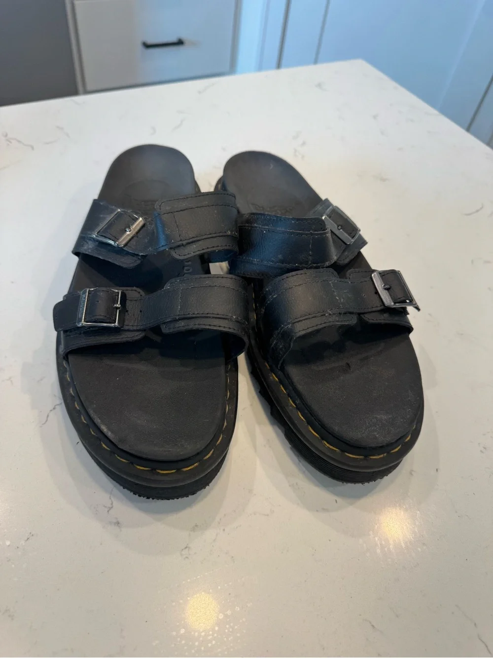 Dr. Martens Myles slide sandals black Men size 13